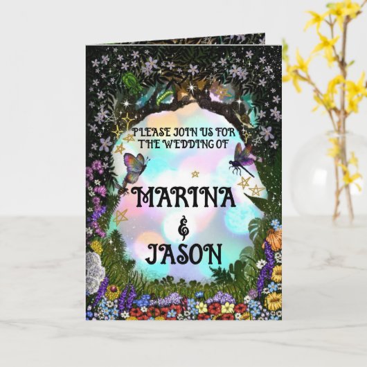 Fairy Whimsical Forest of Magic カード (黄色い花)