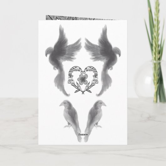 Fairy whimsical forest of magic (Greeting Card) カード (裏面)