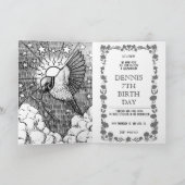 Fairy whimsical forest of magic (Greeting Card) カード (内部)