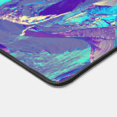 fairy wing artglass - blues and purples : デスクマット (コーナー)