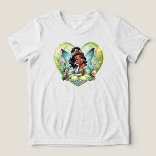 Fairy Wings for Kassidy's 10th birthday トライブレンドＴシャツ (デザイン正面)