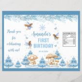 Fairy Winter Garden Birthday Chip Bag Wrapper チラシ (正面)