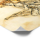 Fairy with Flower Poster ポスター (角)