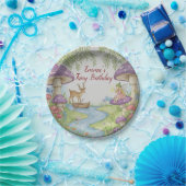 Fairy Woodland Birthday Paper Plate ペーパープレート (パーティー)