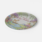 Fairy Woodland Birthday Paper Plate ペーパープレート (アングル)