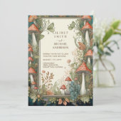FAIRYCOREのヴィンテージ結婚自然愛おとぎ話 招待状 (スタンド正面)