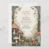 FAIRYCOREのヴィンテージ結婚自然愛おとぎ話 招待状 (正面)