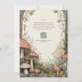 FAIRYCOREのヴィンテージ結婚自然愛おとぎ話 招待状 (裏面)