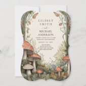 FAIRYCOREのヴィンテージ結婚自然愛おとぎ話 招待状 (正面)
