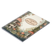 FAIRYCOREマッシュルームGoblincoreカスタムギフト ノートブック (左側)