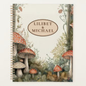 FAIRYCOREマッシュルームGoblincoreカスタムギフト プランナー手帳 (正面)