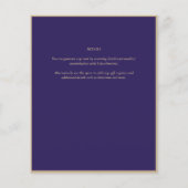 Fairycore保存ザ日付Fairytale紫色の金ゴールド (裏面)