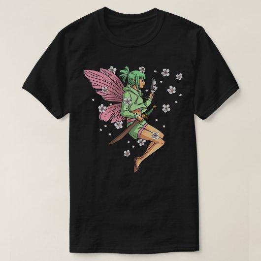 Fairycore美妖精アニメガールキツネFo Ma Tシャツ (デザイン正面)