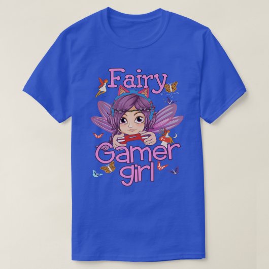 Fairycore Aesthetic Fairy Core Grunge Video Gamer Tシャツ (デザイン正面)