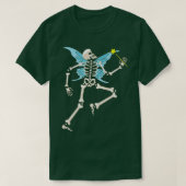 Fairycore Aesthetic Skeleton Fairy Grunge Goth  Tシャツ (デザイン正面)