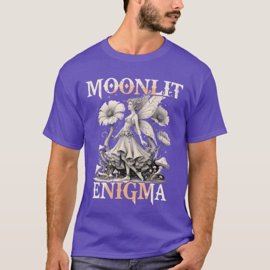 Fairycore Dark Fairy Moonlit Enigma gift Tシャツ (正面)
