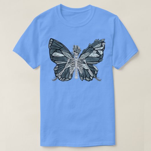 Fairycore Fairies Skeleton Dark Grunge Kinderwhore Tシャツ (デザイン正面)