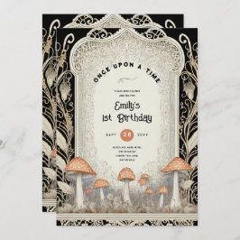 FAIRYCORE FAIRYTALE BABYSHOWER 1ST BIRTHDAY ANY 招待状