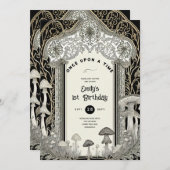 FAIRYCORE FAIRYTALE BABYSHOWER 1ST BIRTHDAY ANY 招待状 (正面/裏面)