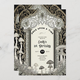 FAIRYCORE FAIRYTALE BABYSHOWER 1ST BIRTHDAY ANY 招待状