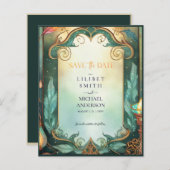 Fairycore Fairytale Save the Date Enchanted Fores (正面/裏面)