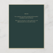 Fairycore Fairytale Save the Date Enchanted Fores (裏面)