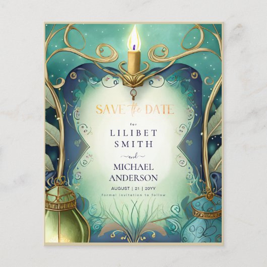 Fairycore Fairytale Save the Date Enchanted Fores (正面)