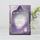 Fairycore Fairytale Save the Date Enchanted Fores 招待状 (スタンド正面)