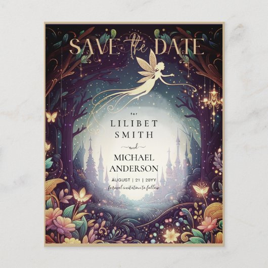 Fairycore Save the Date Fairytale Glow Up Fairy (正面)