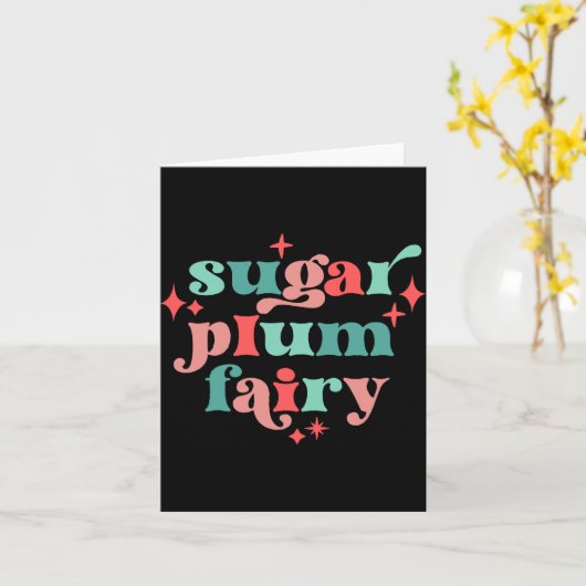 Fairycore Sugar Plum Fairy Tygraphy Art T Shirt  カード (黄色い花)