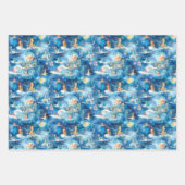 Fairyland Castles Blue ラッピングペーパーシート (正面)