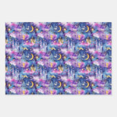 Fairyland Castles Purple ラッピングペーパーシート (正面3)