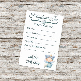 Fairyland Inc. 妖精の歯の受領書 ポストイット