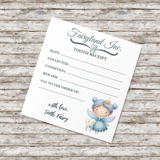 Fairyland Inc. 妖精の領収書メモ帳 ノートパッド