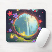 Fairyland Waterfall Mouse Pad マウスパッド (マウス)