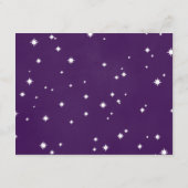 Fairytale結婚のInsert Cards in Purple王室の エンクロージャーカード (裏面)