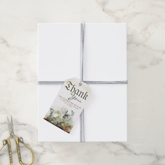 Fairytale魔法ファンタスティックありがとう ギフトタグ (より糸付き)