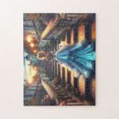 Fairytale Ball Gown Art Enchanted Palace Evening ジグソーパズル (縦)