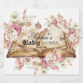 Fairytale Book Baby Shower スパークリングワインラベル (シングルラベル)
