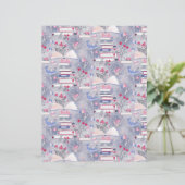 Fairytale Book Castle Gray Scrapbook Paper (スタンド正面)