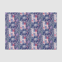 Fairytale Books and Magical Creatures Blue 薄葉紙