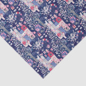 Fairytale Books and Magical Creatures Blue 薄葉紙 (詳細)