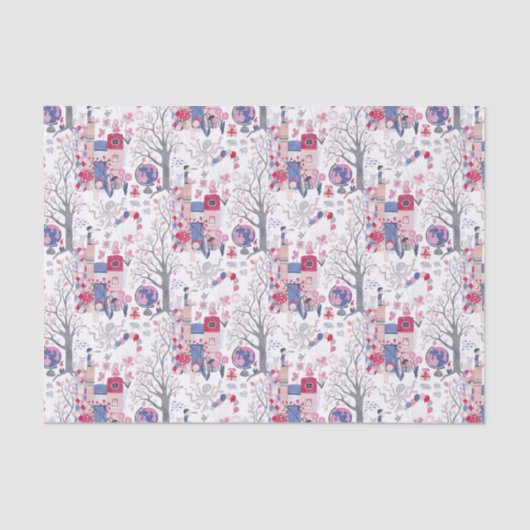 Fairytale Books and Magical Creatures White 薄葉紙 (正面)