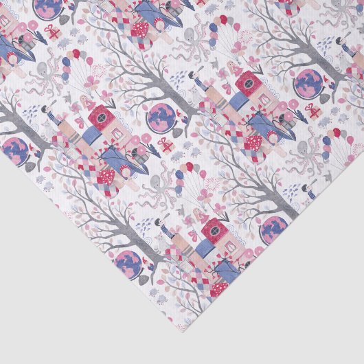 Fairytale Books and Magical Creatures White 薄葉紙 (詳細)