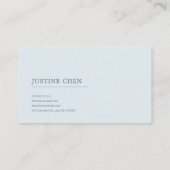 Fairytale Castle Misty Forest Floral Watercolor 名刺 (裏面)