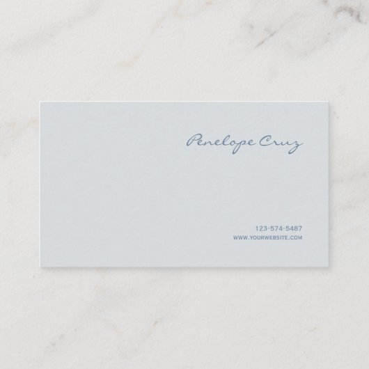 Fairytale Castle Purple Floral Gold Compass 名刺 (裏面)