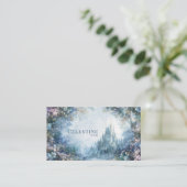 Fairytale Castle Purple Floral Misty Forest 名刺 (スタンド正面)