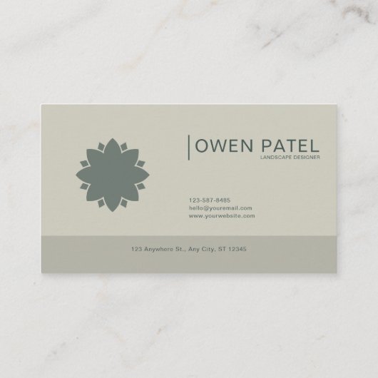 Fairytale Castle Purple Floral Mountain Forest 名刺 (裏面)