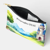 Fairytale Castle Zippered Pouch Accessory Bag アクセサリーポーチ (見開き)