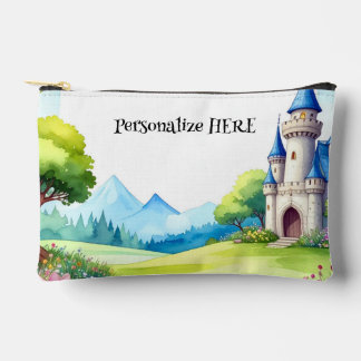 Fairytale Castle Zippered Pouch Accessory Bag アクセサリーポーチ